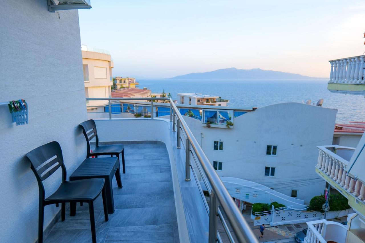 Gjoka Apartments, In Front Of Bougainville Bay Sarandë Eksteriør billede